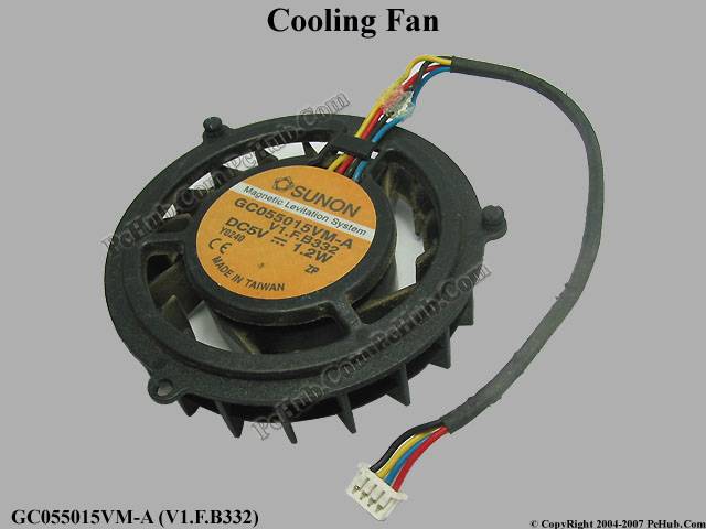 SUNON "NEW" DC5V 1.2W GC055015VM-A (V1.F.B332) Cooling Fan