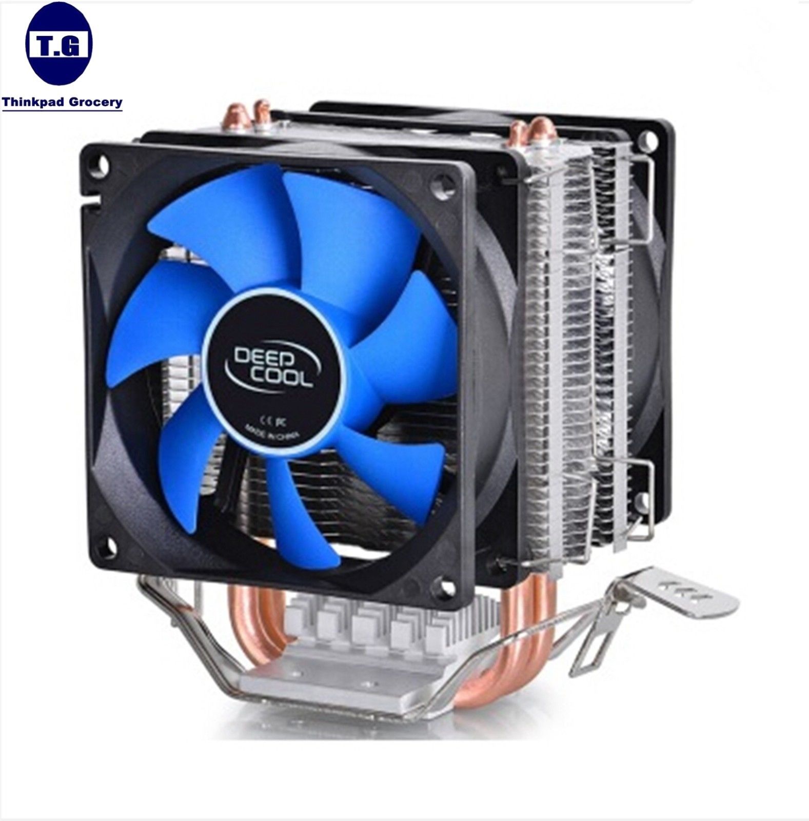New Dual CPU Cooling fan with heatsink for AMD AM2+AM3+FM1 FM2 LGA 1156775