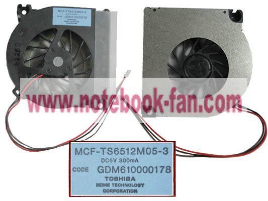 Toshiba Satellite A15-S129 laptop CPU Cooling Fan