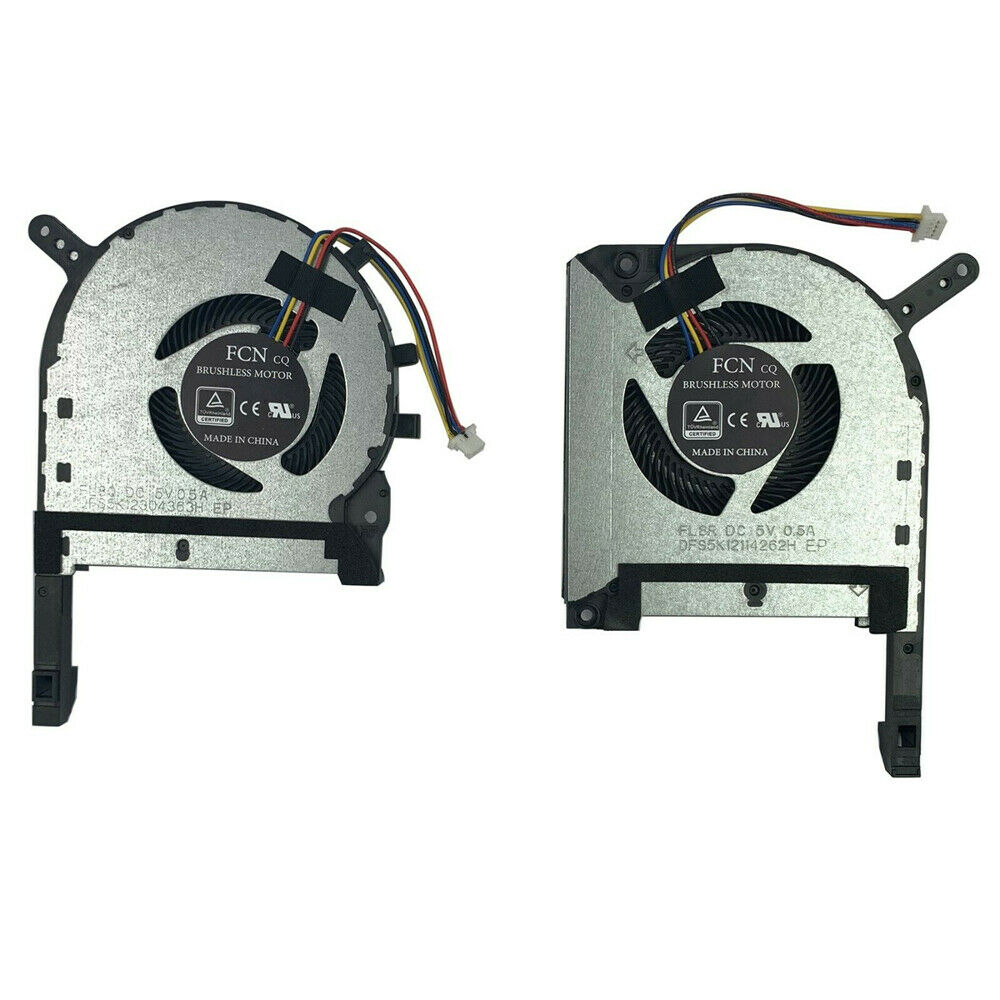 FM1U DFS5K12304363H FM1V DFS5K12114262H CPU and GPU Cooling Fan for Asus TUF Gaming FX505 FX505GE FX