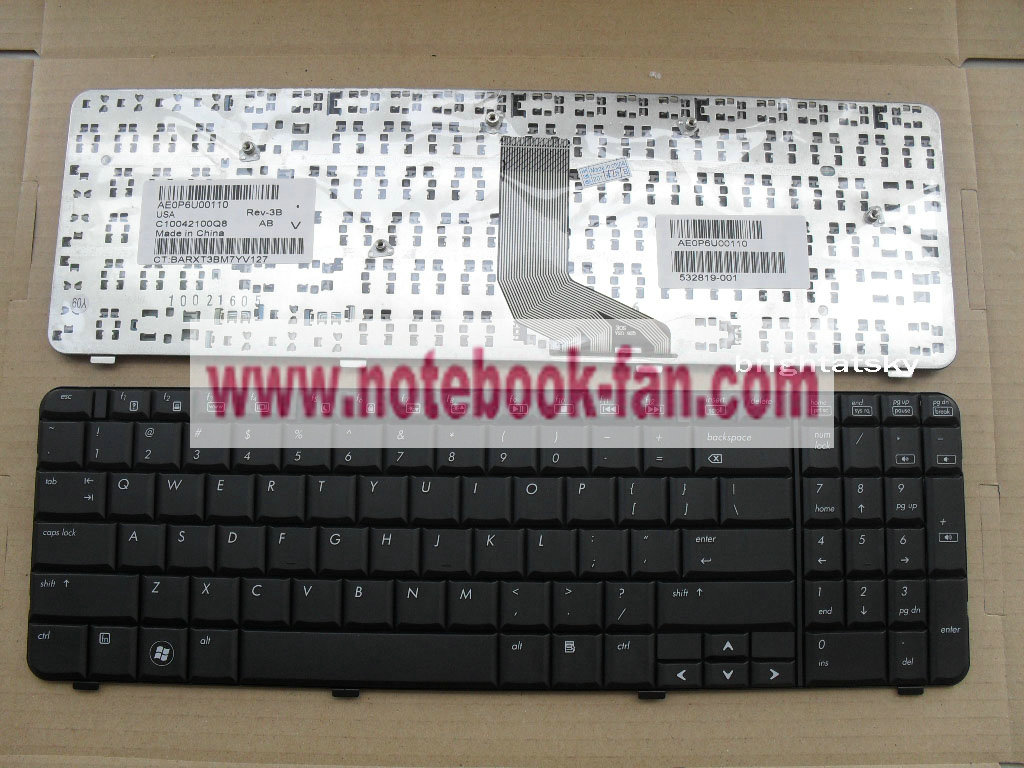 NEW HP Compaq Presario CQ61 G61 UK Keyboard 517865-031