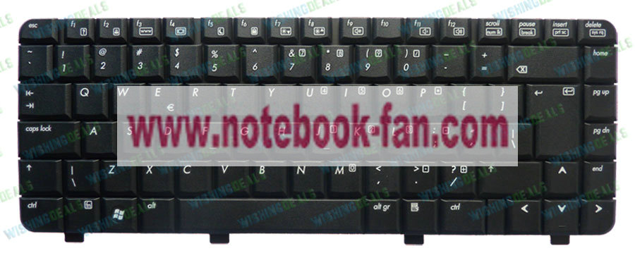 NEW HP MP-05583US-930 Keyboard US Black 6037B0023101