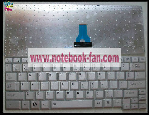 For Toshiba Portege R500 R501 Series US Keyboard silver