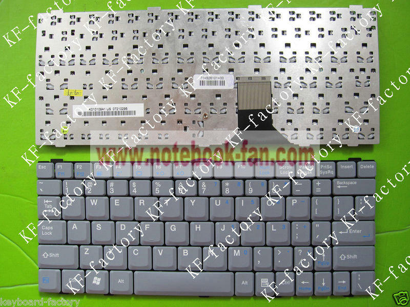 NEW Averatec 3200 Series US keyboard K010109A1 Grey