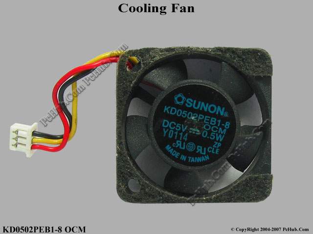 SUNON DC5V 0.5W KD0502PEB1-8 OCM Cooling Fan