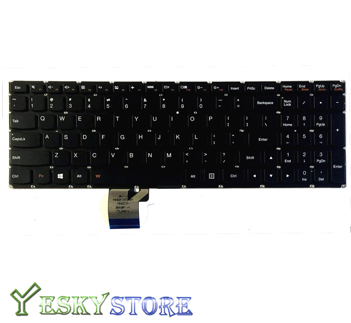US New Keyboard IBM Erazer Y50 Y50-70 Y50-70A Series Backlit