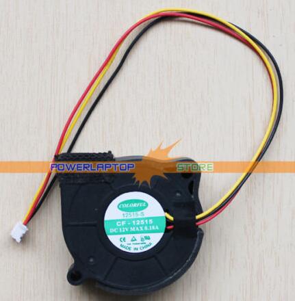 New COLORFUL CF-12515 DC 12V 0.18A Server Blower Fan 3-wire - Click Image to Close