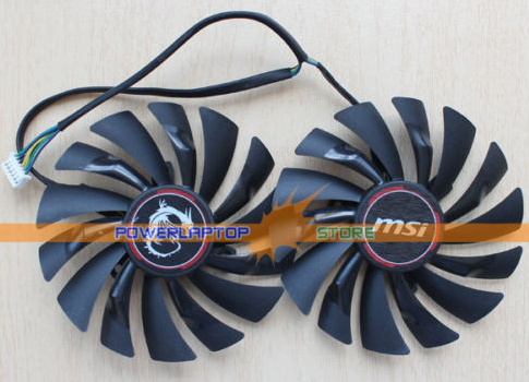 NEW MSI GTX970 GTX980 PLD10010S12HH 6Pin Graphics Video Card Fan - Click Image to Close