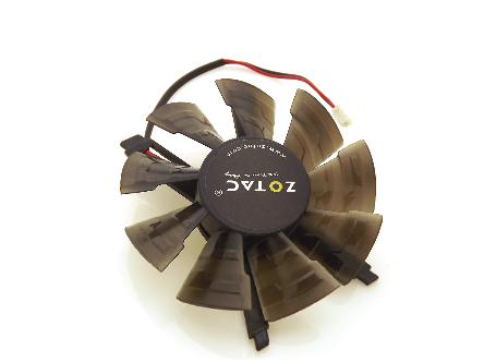 NEW Ball Bearing Clooer 2Pin For ZOTAC GT640-1GD3 2GD3 Graphics Card Cooling Fan - Click Image to Close