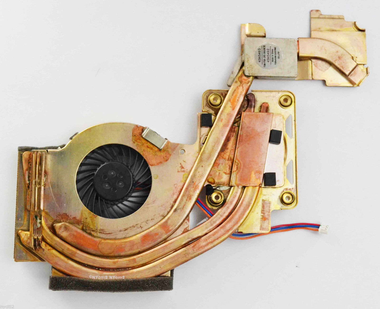 New OEM CPU Cooling Fan with Heatsink For IBM Lenovo W500 T500 45N5492 45N5493 - Click Image to Close
