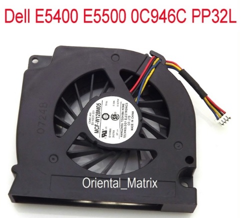 NEW MCF-W12BM05 DC5V 0.39A 4Pin For Dell E5500 E5400 0C946C PP32L Laptop CPU Cooler Cooling Fan