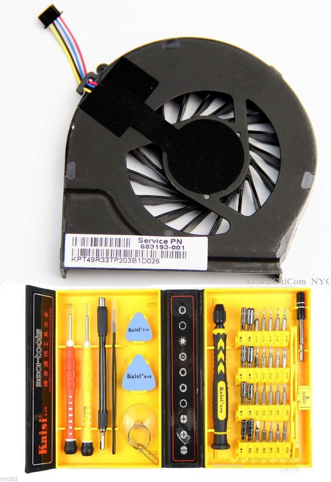 CPU Fan with Tools For HP PAVILION G7-2000 G6-2278DX P/N 683193-001 685477-001