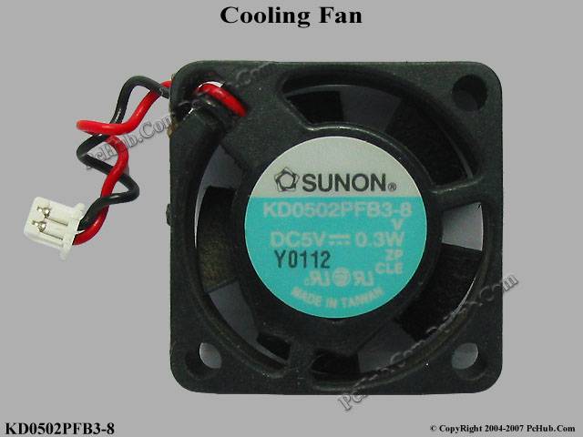 Prestigio 200-210 System cooling fan DC5V 0.3W KD0502PFB3-8 - Click Image to Close