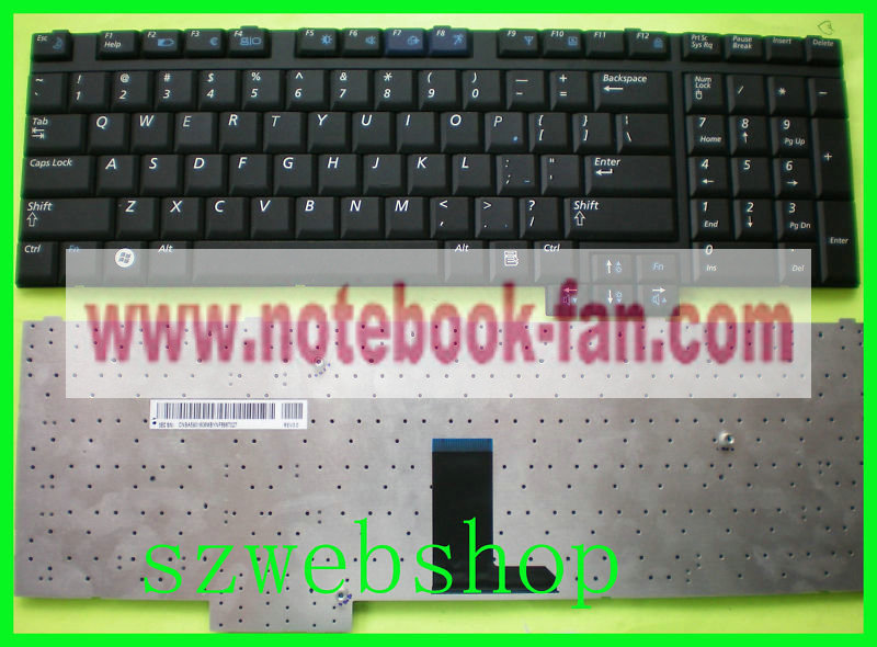 New samsung R700 NP-R700 R710 NP-R710 keyboard US - Click Image to Close