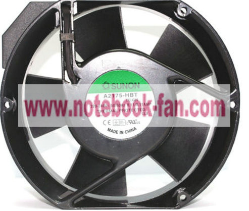 SUNON A2175-HBT AC Fan 230VAC 50/60Hz Ball Bearing 180/200CFM - Click Image to Close