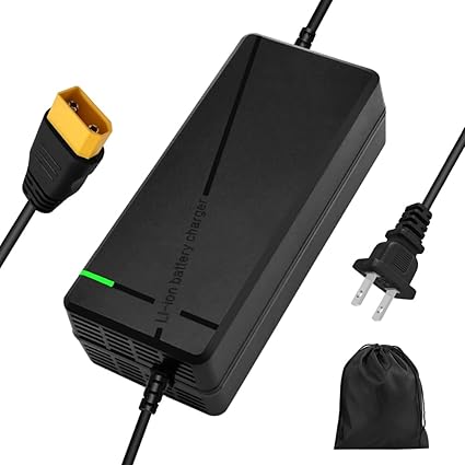 84V 5A Fast Charger with XT90 Male Plug for 72V Lithium Battery, 72V Charger with Cooling System (84