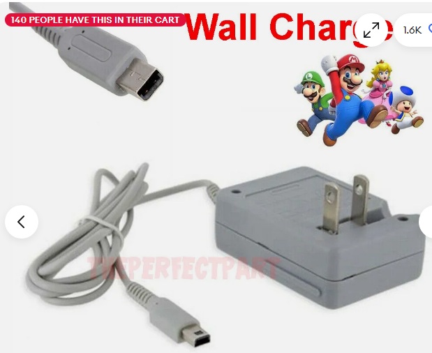 New AC Adapter Home Wall Charger Cable for Nintendo DSi/ 2DS/ 3DS/ DSi XL System Platform Nintendo