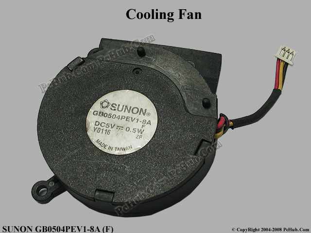 Dell Latitude C600 DC5V 0.5W SUNON GB0504PEV1-8A (F)Cooling Fan