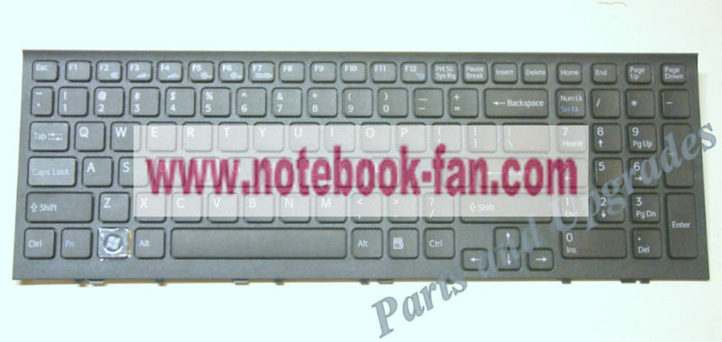 SONY VAIO VPC-EB VPC-EE Black Keyboard V116646A NEW - Click Image to Close