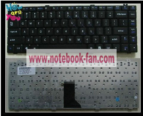 New NEW Gateway M-73 M-7300 US keyboard white - Click Image to Close