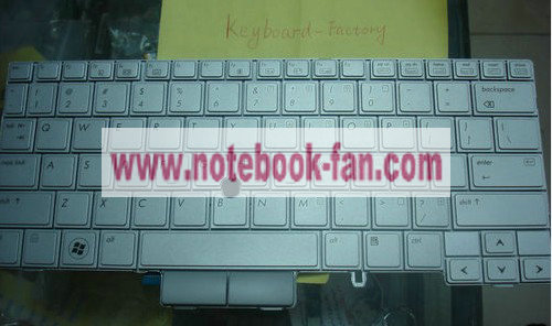 NEW HP EliteBook 2760p keyboard us silver MP-09B63US64421