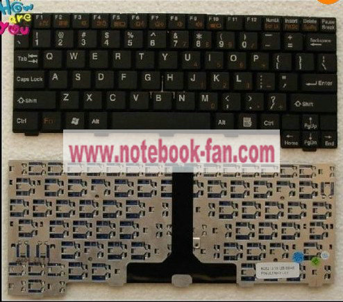 Fujitsu-Siemens LifeBook P1620 P1610 keyboard US NEW!! - Click Image to Close