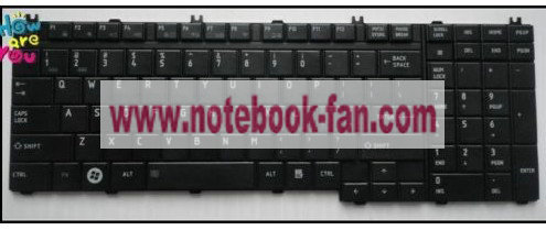 Toshiba Satellite P205D-S7439 P205D-S7438 US KEYBOARD - Click Image to Close