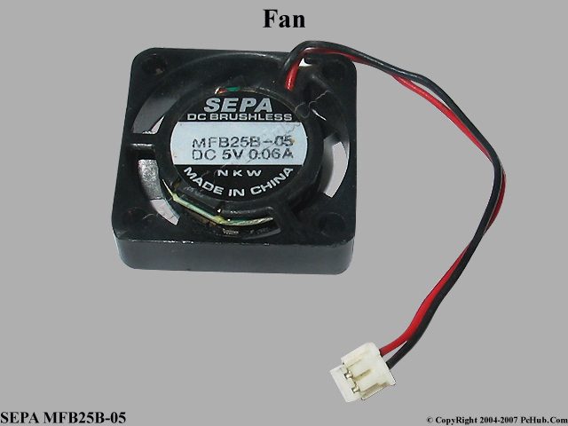SEPA MFB25B-05 DC5V 0.06A Cooling Fan