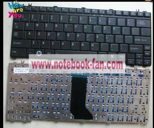 For Toshiba satellite T135D keyboard US black new - Click Image to Close