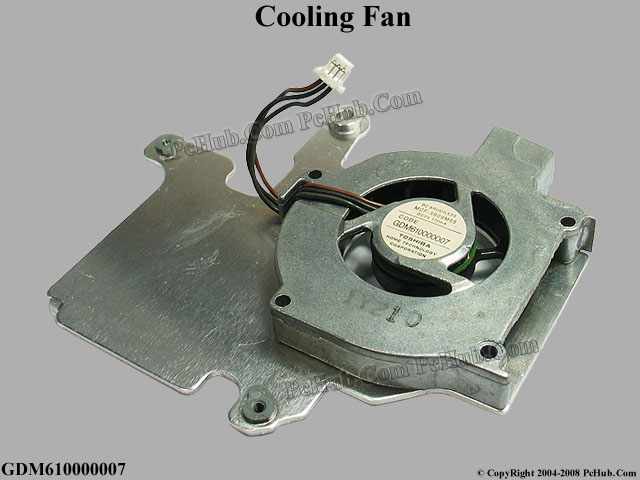 Toshiba DynaBook SS 4000 DS75P/2 DC 5V 170mA GDM610000007 MCF-5809M05 Cooling Fan - Click Image to Close