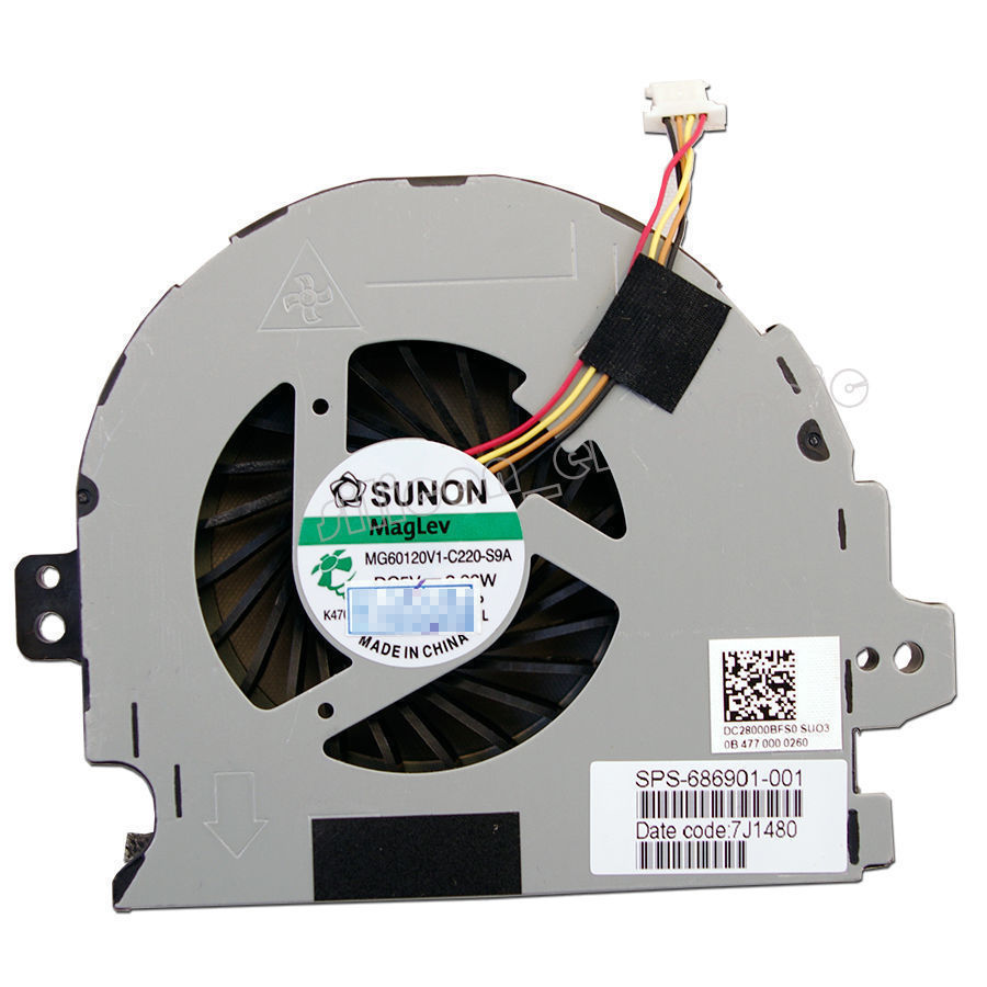 NEW FOR HP Pavilion m6t-1000 CTO Entertainment Notebook PC Cpu Cooling Fan - Click Image to Close