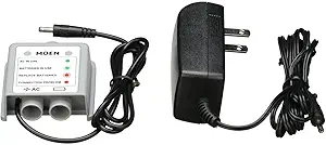 Moen AC Power Cord Adapter Kit for Moen MotionSense, MotionSense Wave and U by Moen Kitchen Faucets,