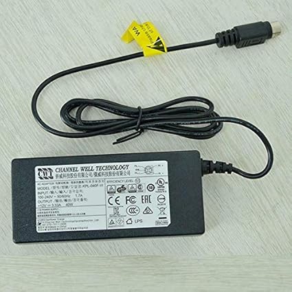 KPL-040F-VI 4 Pin 12V 3.33A 40W AC Power Adapter for NVR7808HGH 7816HGH CCTV Camera System Chargers