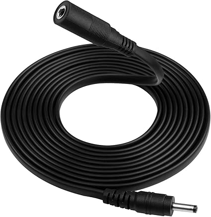 10ft Power Extension Cord for Echo Dot 3rd Gen, Alexa Dot 4th Gen, Echo Show 5, Echo Spot, Long Flat