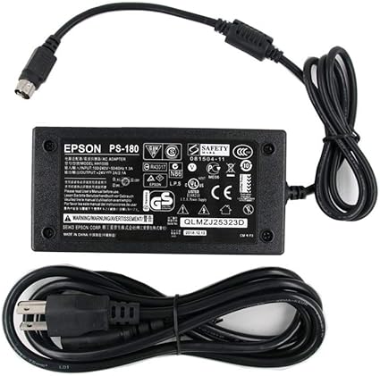 24V AC Adapter Replacement Fit for Epson PS-180 PS-170 PS-150 PSA242 C32C825343 M159A M159B M235A M1