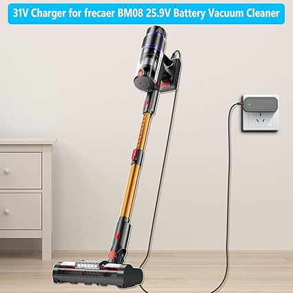 31V Charger for 25.9V Battery Vacuum Cleaner Replacement for Trucozie T350 and frecaer BM08 25.9V Ba