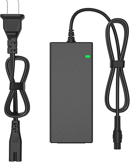 42V 2A Power Adapter with 3-Prong Inline Connector for 36V Pocket Mod,Dirt Quad,and Sports Mod Power