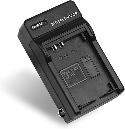 LP-E12 Battery Charger LPE12 LC-E12 for Canon EOS 100D, Kiss X7, M, M2, M10, M50, M100, Rebel SL1, P