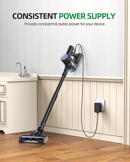 Charger Fit for Wowgo Cordless Vacuum Cleaner S108 GQ18-270050-AU Power Adapter Cord Connector Type