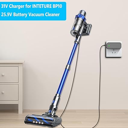 31V Charger for 25.9V Battery Vacuum Cleaner Replacement for INTETURE BP10 MUTGOF Sparkle 1 25.9V Ba