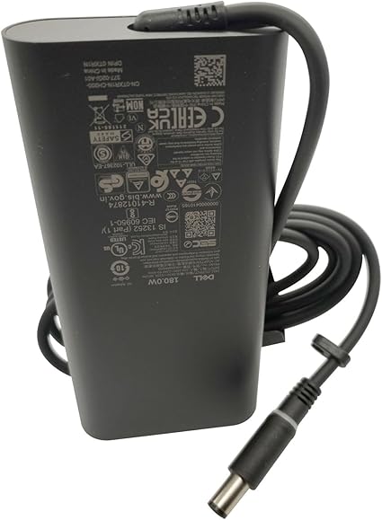 Dell GaN Laptop Charger 180W Watt Barrel 7.4mm tip AC Power Adapter - LA180PM210,HA180PM210,DA180PM2 Dell GaN Laptop Charger 180W Watt Barrel 7.4mm tip AC Power Adapter - LA180PM210,HA180PM210,DA180PM2