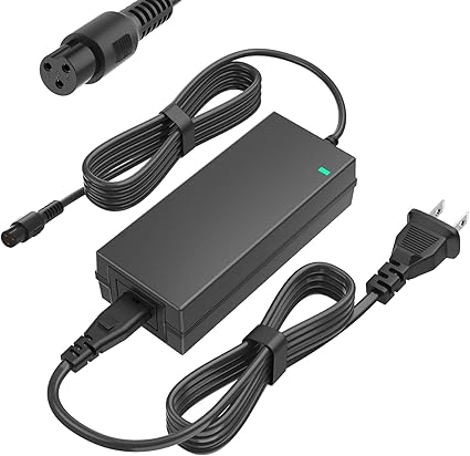 SGS Certified 42V 2A Power Adapter Powerfast 3-Prong Connector for 36V Sports Mod,and Pocket Mod 10S