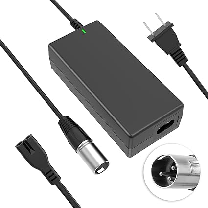 24V 2A Scooter Battery Charger for Golden Buzzaround Lite, Jazzy Power Chair,Pride Hoveround Mobilit