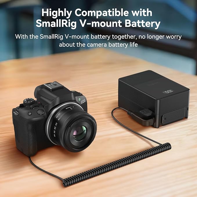 D-TAP Replacement Dummy Battery for Canon LP-E6NH, for Canon R5, R5 C, R6, R7, R, 5D II/III/IV, 6D,