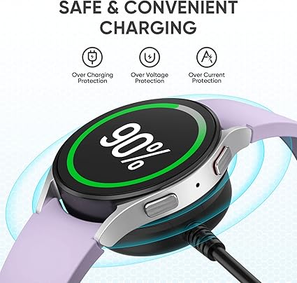 [2-Pack] Charger Cable for Samsung Galaxy Watch 5/ 5 Pro, Replacement Charging Cable, 3.3ft Connect