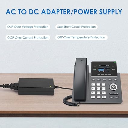 48V 1.25A 60W Power Supply Adapter Compatible with Netgear ProSafe GS108PE GS108PE-100NAS Pro Safe G