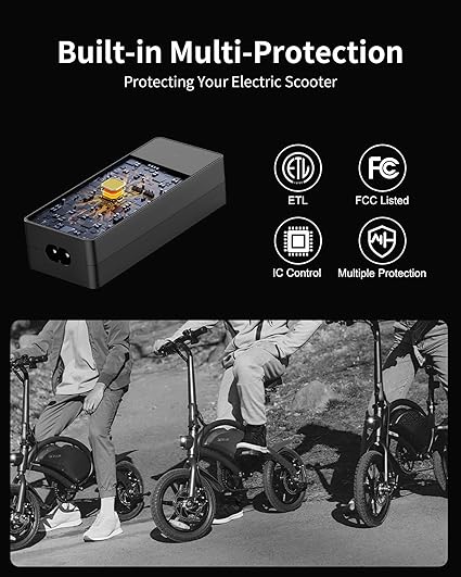 42V for Jetson Electric Bike Charger for Jetson Bolt/Bolt Pro/Adventure/Metro/Journey/LX10/J5/J8 Bik