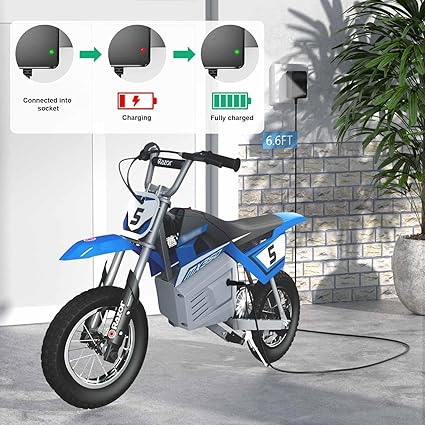 for Razor MX350 Charger Battery Cord for Dirt Bike, Pocket Mod, MX400, E100, E125, E150, E200, PR200