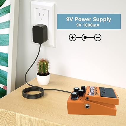 Replacement for Boss 9V PSA Adapter Guitar Pedal Power Supply Compatible with Boss PSA-120S ME-80 ME