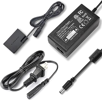 for Canon R50 Dummy Battery ACK-E18 AC Power Supply Adapter DR-E18 DC Coupler Kit for Canon EOS Rebe